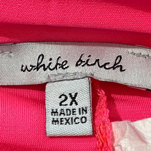 White Birch Hot Pink PANTS Garment WOMENS SIZE 2X - Picture 8 of 9